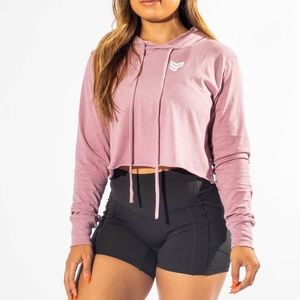 NEW Orchid Cropped Hoodie